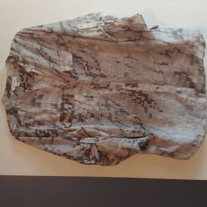 Calvin Klein Flowey Blouse Size 0X